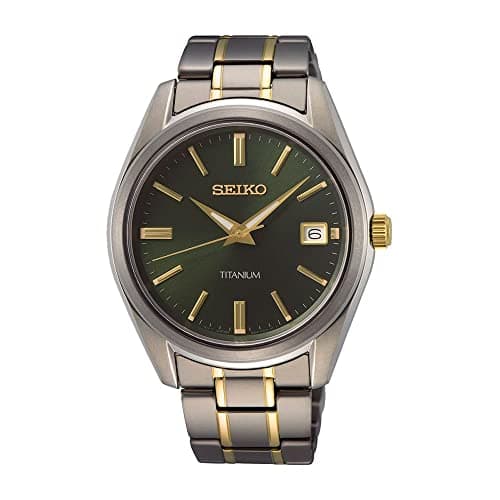 Image of Seiko Men Analog Quartz Watch with Stainless Steel Strap SUR377P1