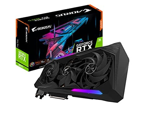 Image of Gigabyte AORUS GeForce RTX 3070 Ti Master 8G Graphics Card, MAX-Covered Cooling, 8GB 256-bit GDDR6X, GV-N307TAORUS M-8GD Video Card