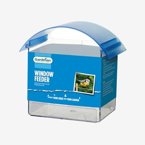 Image of Gardman A01323 All New Vision Window Bird Feeder, 14x9x14 cm