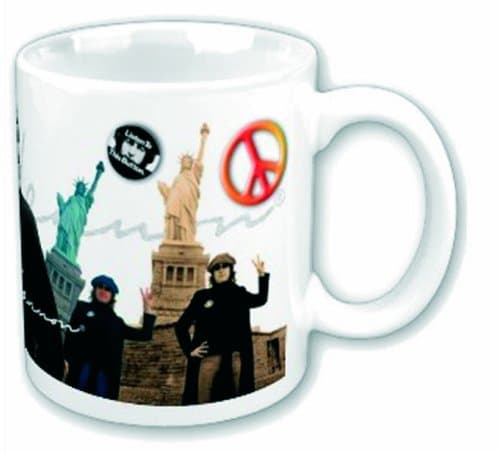 Image of John Lennon Boxed Standard Mug: Peace & Liberty