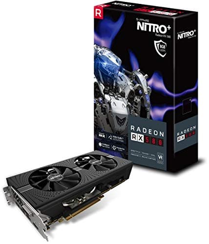 Image of Sapphire 11265-01-20G Radeon Nitro+ RX 580 8GB GDDR5 Dual HDMI / DVI-D / Dual DP with Backplate (UEFI) PCI-E Graphics Card (Certified Refurbished)