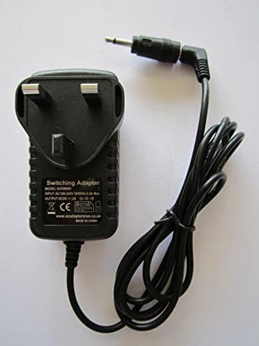 Image of DIXIETREE Replacement 6V AC Adaptor for JML Magic Stitch Hand-held Portable Sewing Machine - 3.5mm Male Jack Tip - 2A - Black