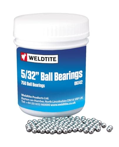 Image of Weldtite 5/32 “/ 3.97 mm Case Hardened Metal Ball Bearings, Pack of 750