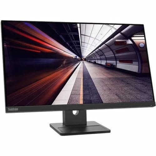 Image of Lenovo ThinkVision E24-30 24" Full HD LED Monitor - 16:9 - Raven Black - 23.8" Display - In-Plane Switching Technology (IPS) - WLED Backlight - 1920 x 1080-16.7