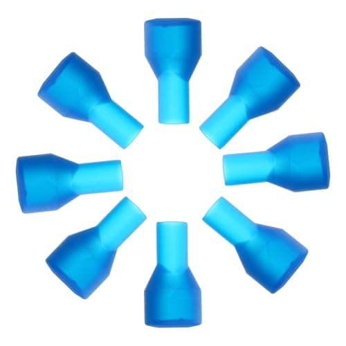 Image of Wanmu 8 Pcs Bite Valve Replacement Mouthpiece, Replacement Bite Valve Tube Nozzle, Hydration Pack Bladder Accessories for Outdoor Most Brands Hydration, Backpack Water Reservoir - Blue