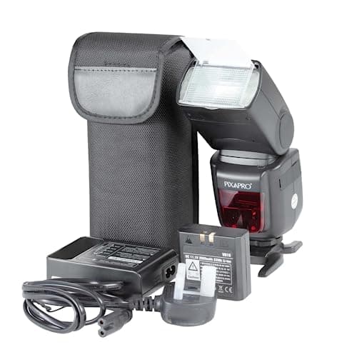 Image of PIXAPRO Fujifilm 70w Li-ION580II TTL With Hot Shoe Mount Wireless Camera Speedlite Flash with Optional Triggers Flash for Professional Photography User Friendly