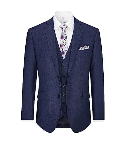 Image of Skopes Men's Harcourt Tailored Fit Jacket in Navy 58L