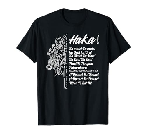 Image of New Zealand Maori Haka T-Shirt - Ka Mate Rugby Gift T-Shirt