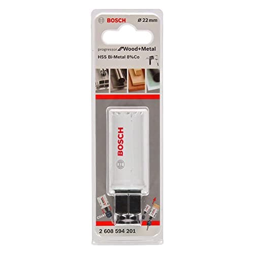Image of BOSCH Bi-Metal Hole Saw (for Wood and Metals, 8% Cobalt Alloy, Progressive Tooth Design, Ø 22 mm, Accessory Drills)