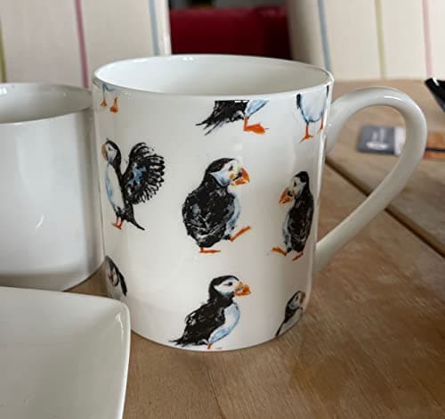 Image of Dreamair 1 Pint Fine Bone China Puffin Mug