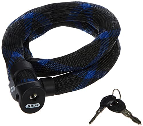 Image of ABUS armoured cable lock Ivera Steel-O-Flex 7200 - Cable lock made of steel cable with armour made of steel sleeves - security level 7