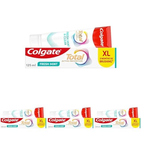 Image of Colgate Total Active Fresh Toothpaste 125ml x 4