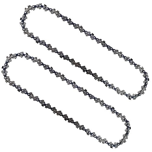 Image of Opuladuo 2X 8 Inch (20 cm) Pole Saw Chain for Greenworks G24PS20 / G24PS20K2, 20 cm Replacement Chainsaw Chains for Greenworks G40PSF / G40PSFK2 Chain Saw