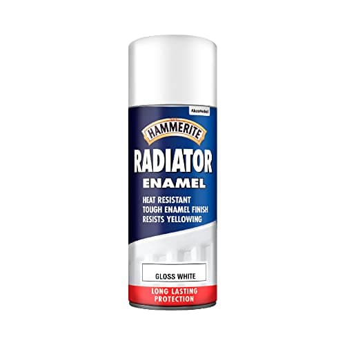 Image of Hammerite 5084780 REGAERO 400ml Radiator Enamel -Gloss White