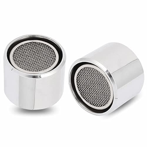Image of AHAD Nozzle End Diffuser Mesh Tap Head Faucet Filter Replacement Insert Spout Aerator Water Saving Filtering Net Perfect for Kitchen Bathroom Shower Sink Hose (Pack of 2 ) (G-569)