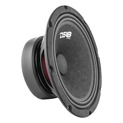 Image of DS18 PRO-GM8.4 Loudspeaker - 8", Midrange, Black Steel Basket, 580W Max, 190W RMS, 4 Ohms - Premium Quality Audio Door Speakers for Car or Truck Stereo Sound System (1 Speaker)