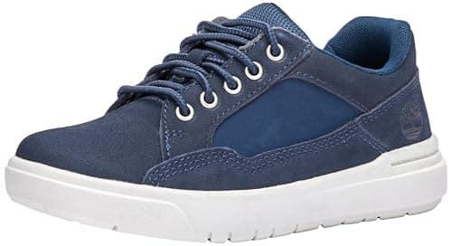 Image of Timberland Unisex Kid's Allston Sneaker, NVY Nubuck, 10 UK Child