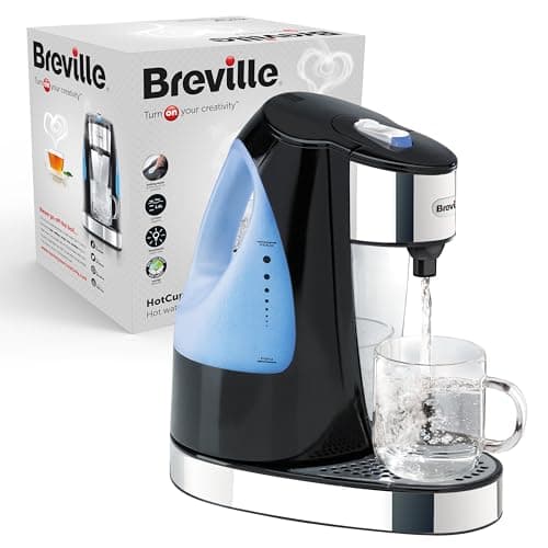 Image of Breville HotCup Hot Water Dispenser | 3kW Fast Boil |1.5L | Energy-Efficient | Gloss Black [VKJ142]