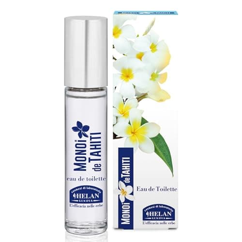 Image of Helan Monoï de Tahiti - Women's Fragrance Floral, Gourmand and Exotic, Light Eau de Toilette with Coconut, Tiare Flowers, Jasmine and Amber Notes, Sweet Vanilla Fragrance, Women's Perfumes 10 ml