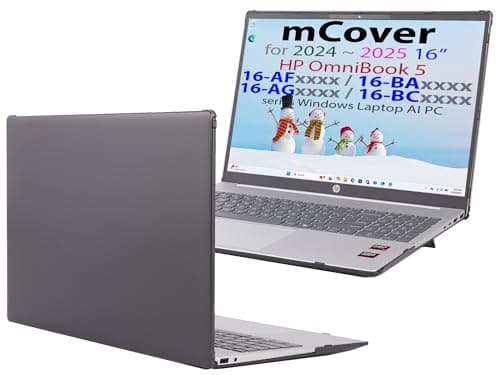 Image of mCover Case Only Compatible with HP OmniBook 5 16-AF / 16-AG / 16-BAxxxx / 16-BCxxxx and Pavilion 16-AF / 16-AG0000 Series Windows AI 16" 2024+ Notebooks (Not Compatible with Other HP Models