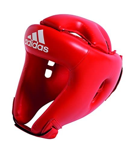 Image of Adidas Rookie Head Guard - Red, Large