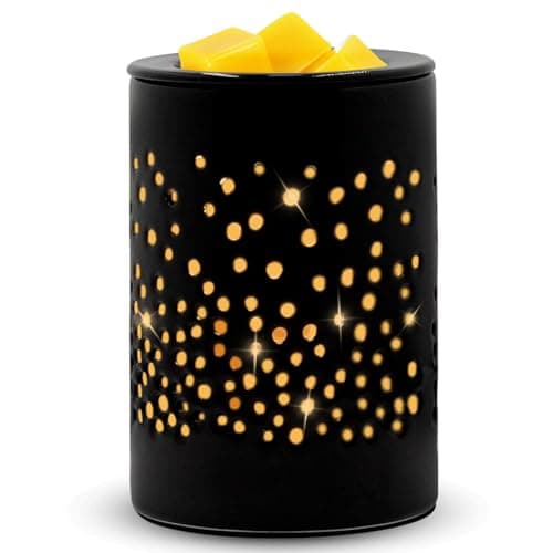 Image of Bobolyn Ceramic Electric Wax Melt Warmer - Candle Waxing Warmer Burner Melt Wax Cube Melter Fragrance Burner for Home Office Gift Yoga Spa