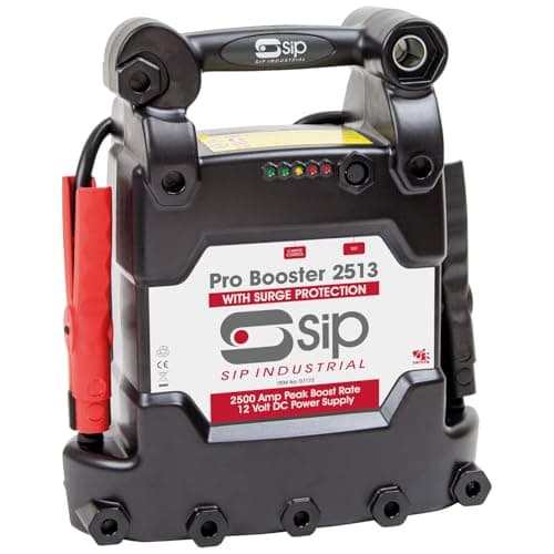 Image of SIP Pro 2513 Start Booster, Battery Booster Jump Starter Power Pack 12V 2500A with Surge Protection