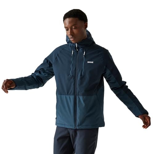 Image of Regatta Men's Highton Stretch Padded Jacket III with Isotex 10000 stretch fabric, perfect for Hiking, Walking & Outdoors