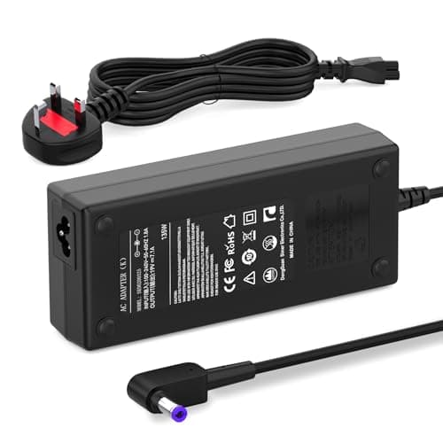 Image of 135W Laptop Charger Compatible with Acer Nitro 5 7 Gaming AN515-55 AN515-54 AN515-52 AN515-51 AN515-43 AN515-42 AN515-41 AN515-53 AN517-51 AN715-51 N18C3 ADP-135KB Power Supply Adapter 5.5 * 1.7mm