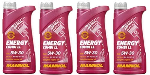 Image of MANNOL Energy Combi LL 5W30 C3 Fully Synthetic Oil 50400 50700 LL04 229.51, 4 Litres