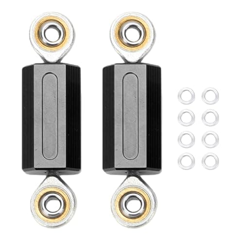 Image of Kelawoly Sway Bar Links Kit Anti Tilt Rod Links Kit Anti-Roll Bar Link Aluminum Alloy Double Bearing Design with Powder Coated Finish for Ryker 600 900 Rally Sport 2019-2025 (Black)