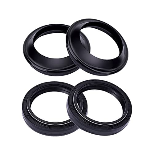 Image of NOLOWY High-performance Front Fork Shock Oil Seal and Seal Set 41mm x 53mm x 8/10.5mm Lightweight Auto Accessoires 2 Pack