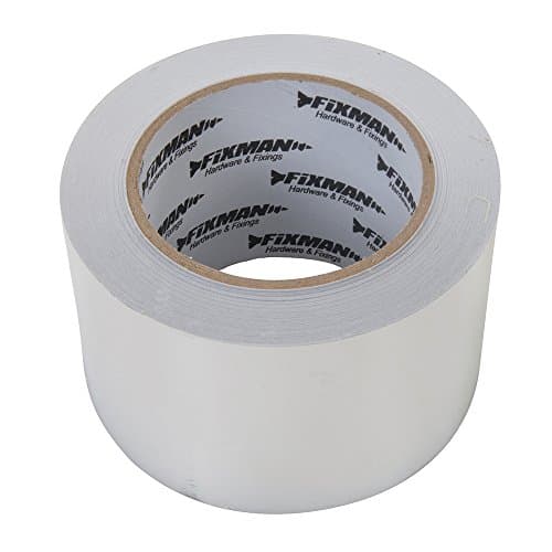 Image of Fixman 190808 Aluminium Foil Tape 75 mm x 45m, White