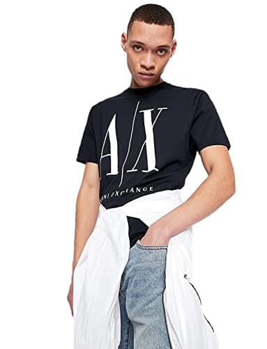 Image of Armani Exchange Men's Icon Graphic T-Shirt, Navy, Large
