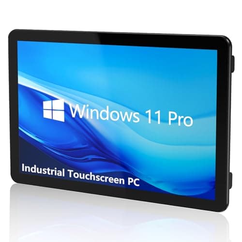 Image of NORQIN 15.6 Inch Embedded Industrial Panel PC,All-in-One Touchscreen Computer,IP65 Capacitive Monitor,1920×1080 FHD,Windows 11 Pro,WIFI/BT,for Kiosks,Factory,Automation(12th Gen I3-1215U,8G+256G)