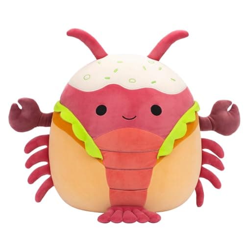 Image of Squishmallows Original 14-Inch Lorono Lobster in Lobster Roll - Official Jazwares Plush (Large)