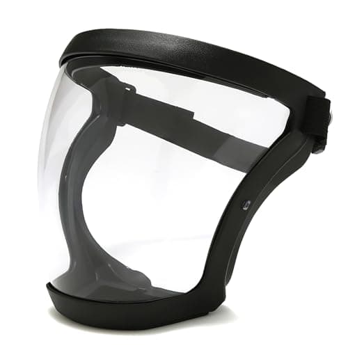 Image of Bryzal Anti-Fog Protective Full Face Shield, HD Reusable Face Protective Cover, Adjustable Full Face Protective Shield Visor with Replaceable Filter Cotton for Daily activities and Working