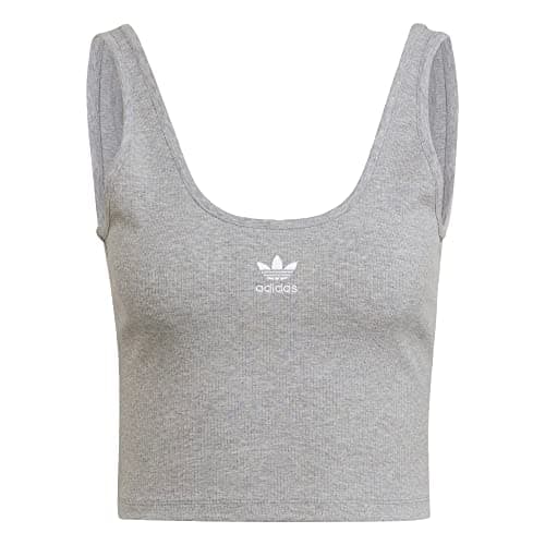 Image of adidas Originals Women Adicolor Essentials Rib Tank TOP Grey