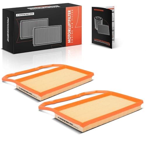 Image of Frankberg 2x Engine Air Filter Petrol Compatible with Fabia III NJ3 1.0L 2014-2021 Polo 6C1 6R1 1.0L 2014-2017 Polo Van 6R 1.0L 2014-2017 Replace# 04C129620C