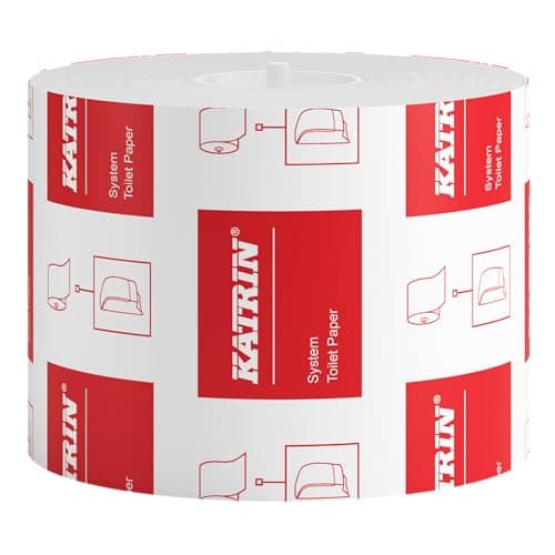 Image of Katrin AA023 Classic System 800 Eco Toilet Roll, White, Pack of 36