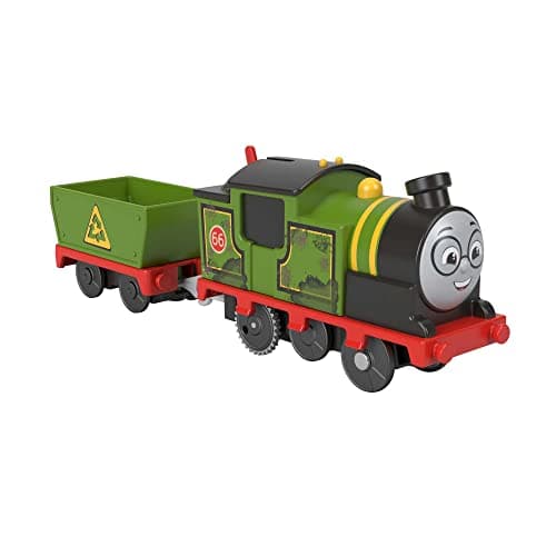 Image of Thomas & Friends Motorized Toy Train Whiff Battery-Powered Engine and Cargo Car for Pretend Play Preschool Kids Ages 3+ Years