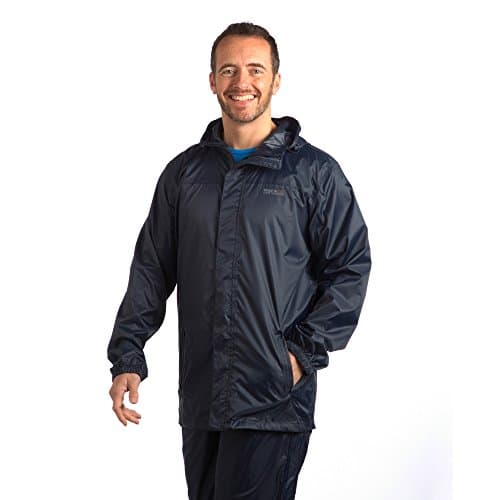 Image of Regatta Men's Pack it Waterproof Packaway Jacket - Navy, Small