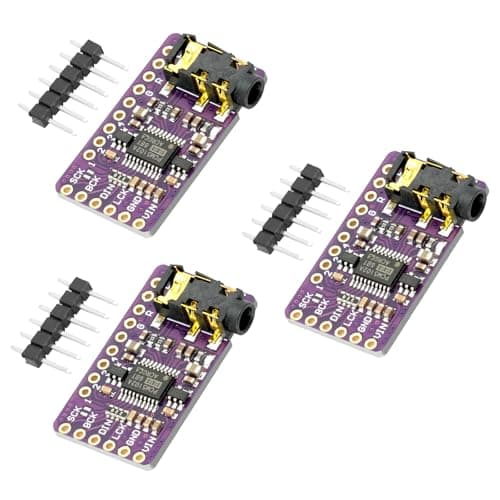 Image of PCM5102 I2S IIS Digital to Analog Converter Stereo DAC Module AYWHP 3 Pieces Lossless Digital Audio Converter Module with