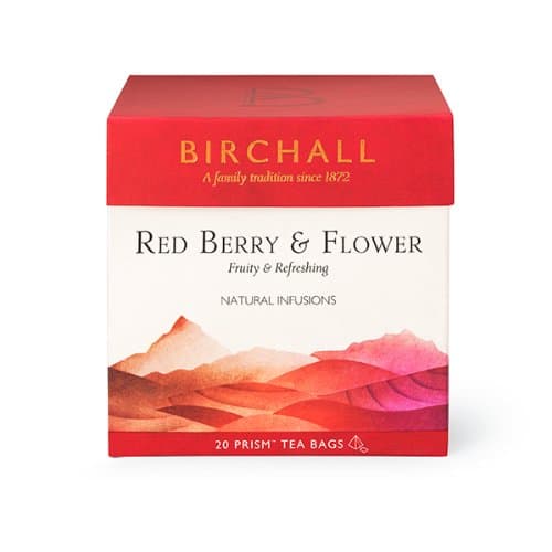 Image of Birchalls Red Berry and Flower - 20 Prism Tea Bags