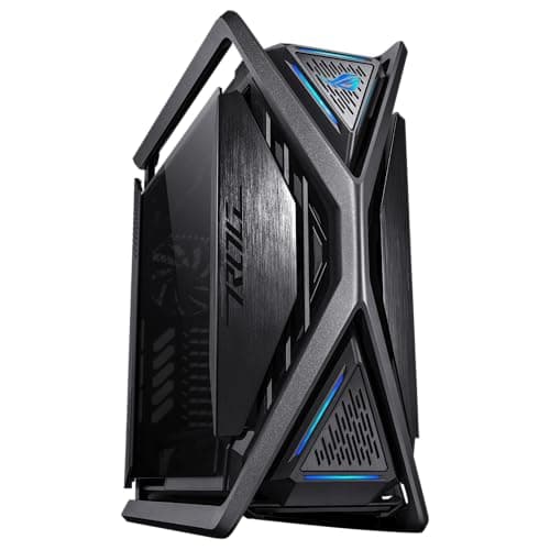 Image of ASUS ROG Hyperion GR701 BTF Edition PC case, ASUS ATX BTF motherboards Support, 420 mm Dual Radiator Support, Four 140 mm Fans, Metal GPU Holder, Component Storage, ARGB Fan hub, 60W Fast Charging