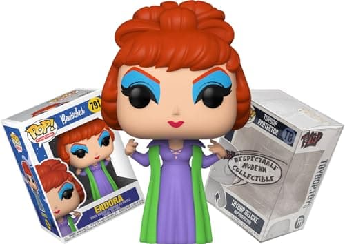 Image of Funko Bewitched - Endora in Gown + ToyBop Protector: Pop! Retro TV Vinyl Figure (Bundled with Pro-Deluxe Pop Protector Collector Case Box Gift Set)