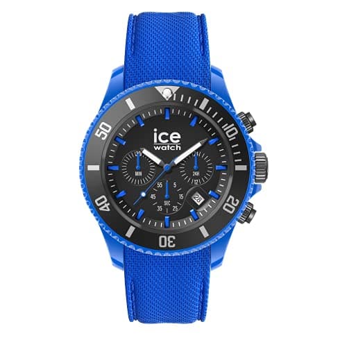 Image of ICE-WATCH - ICE chrono Neon blue - Men's wristwatch with silicon strap - Chrono - 019840 (Large)
