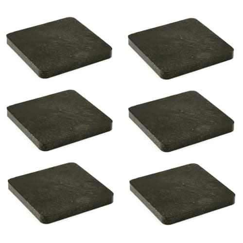 Image of TERF® 70mm X 70mm X 3mm Heavy Duty Plastic Packers Shims Spacers Fender Alignment Shim Flat Plate Square Packing 3mm Thickness - Pack of 20