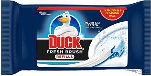 Image of Toilet Duck Fresh Brush Refill 12 Flushable Cleaning Pads, Pack of 3