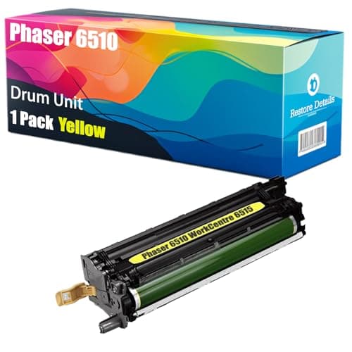 Image of High Yield Phaser 6510 108R01420 108R01419 108R01417 108R01418 Drum Unit Compatible for Xerox Phaser 6510 6510DN 6510DNI 6510N WorkCentre 6515 Printers, Unleash High-Definition Printing (Yellow)
